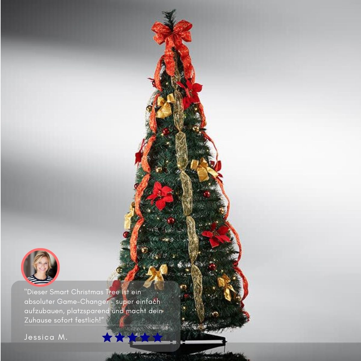 Serenosole™ BrightTree Smart Weihnachtsbaum | Stelle den Weihnachtsbaum jetzt in 30 Sekunden auf.