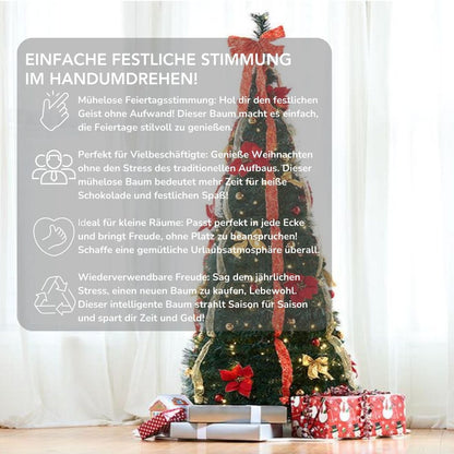 Serenosole™ BrightTree Smart Weihnachtsbaum | Stelle den Weihnachtsbaum jetzt in 30 Sekunden auf.