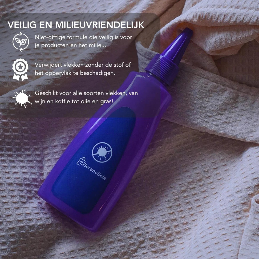 Serenosole™ Vlekverwijderaar | Snel en makkelijk vlekken verwijderen (1+1 GRATIS)