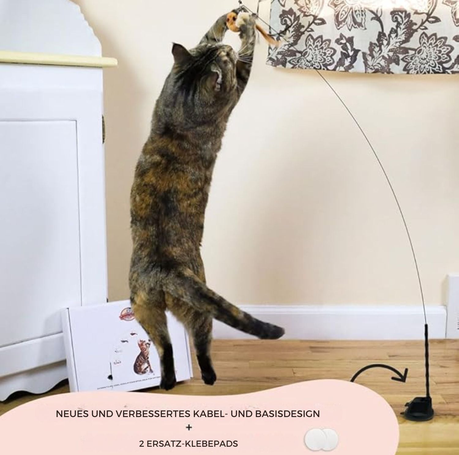 Serenosole™ BirdyWhisker Vogel-Simulationsspielzeug für Katzen | Stimuliere den natürlichen Jagdinstinkt einer Katze | Bester Jagdspielzeug 2024