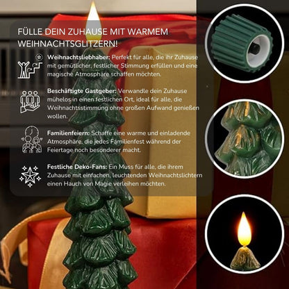 Serenosole™ CandleCharm Weihnachtskerzenlichter | Gemütliche Weihnachtsstimmung überall (Satz mit 3)