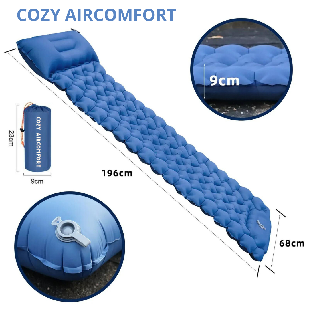 Serenosole™ Cozy AirComfort | Outdoor-Matratze mit integrierter Pumpe!