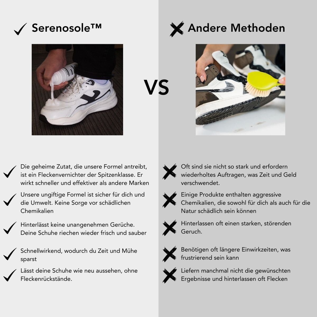 Serenosole™ Schuhreiniger 2+1 GRATIS (70% RABATT)