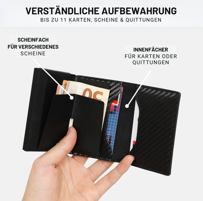 Serenosole™ WalletWhiz Geldbörse | Organisiert ohne das Dicke (1+1 GRATIS)