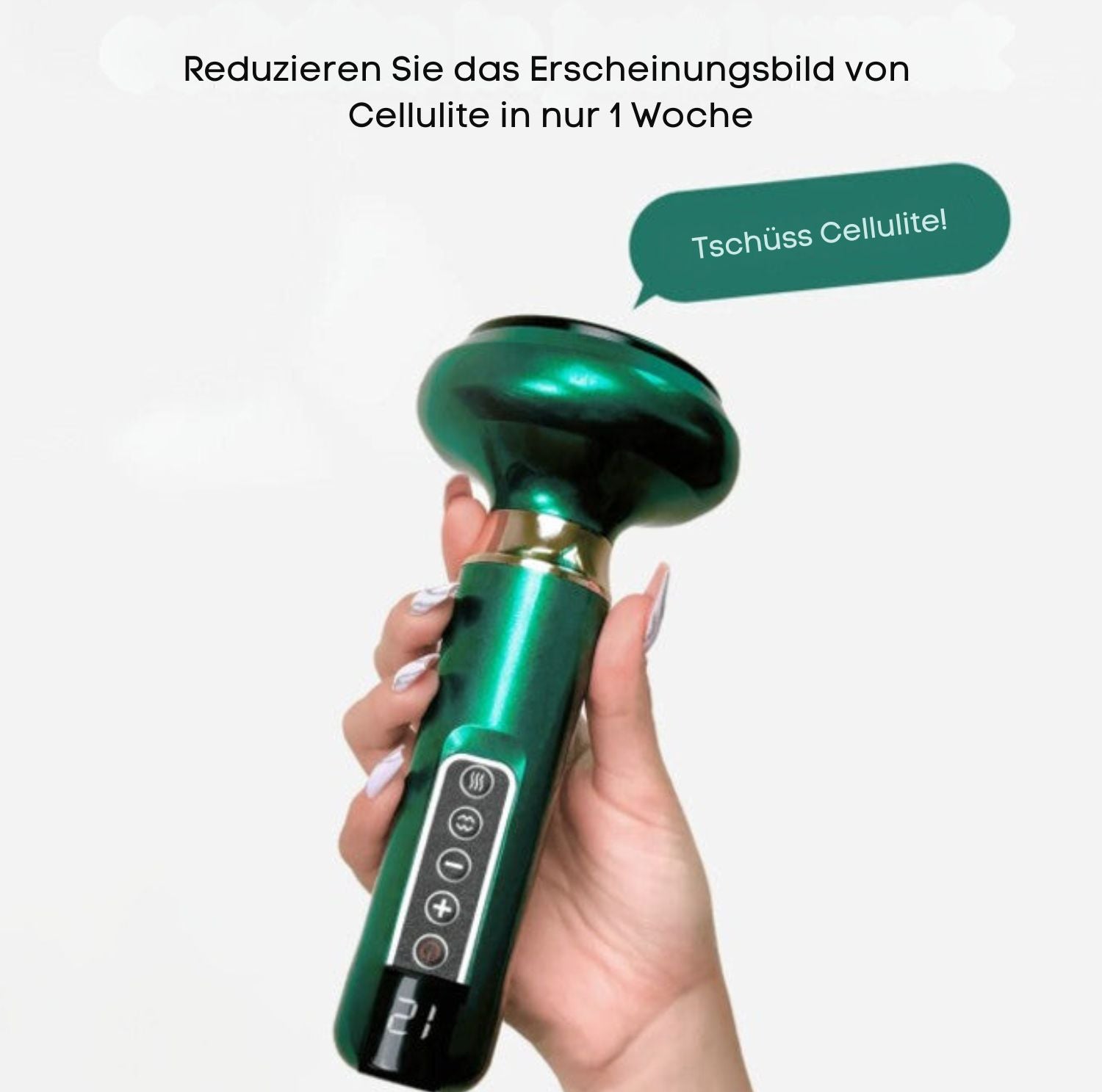 Serenosole™ CellaGlow Anti Cellulite Massagegerät | Für eine glattere Haut und zur Verbesserung der Durchblutung | Beste Wahl für straffere Haut 2024 (+GRATIS Massageöl)